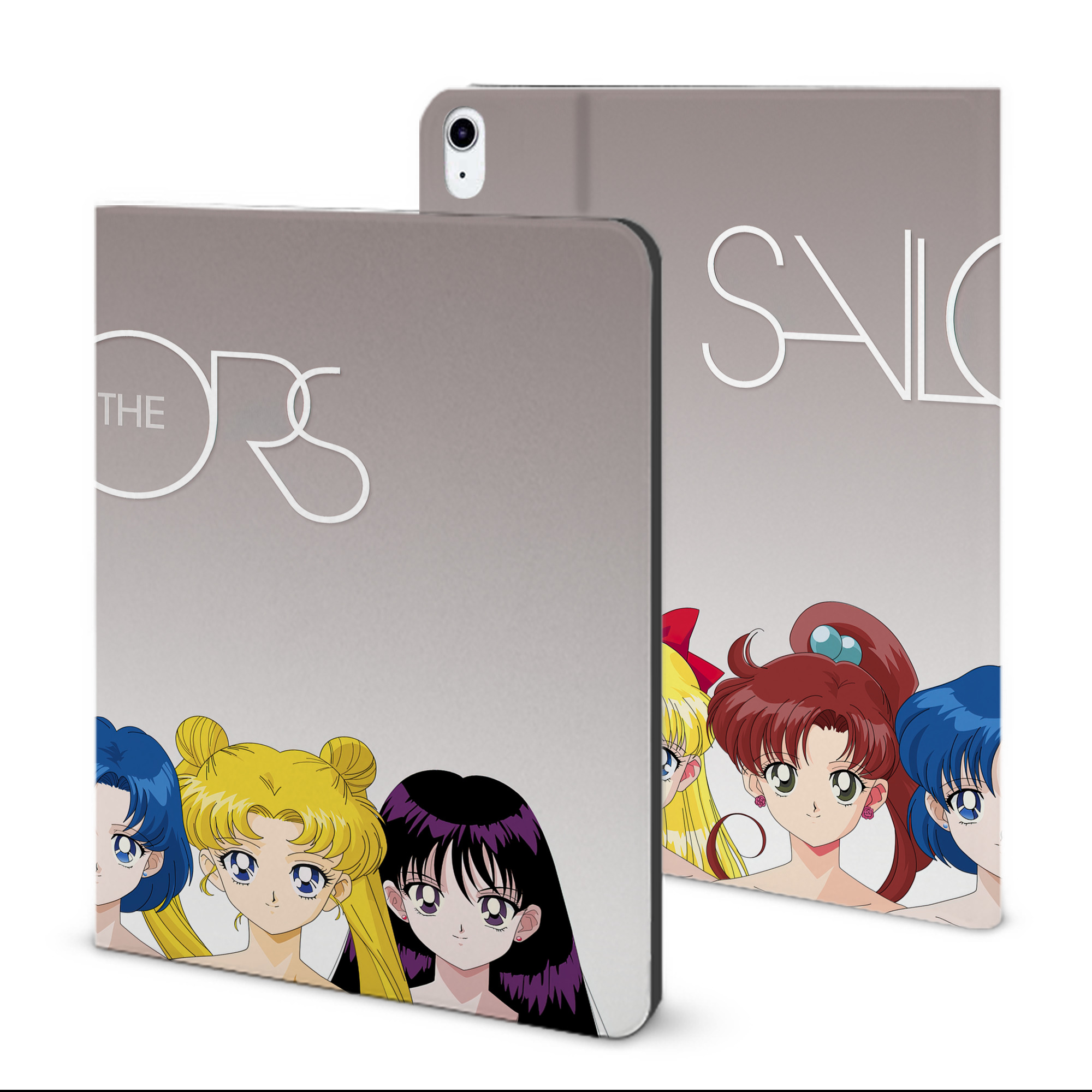 （画像用） 美少女戦士セーラームーン Sailor Moon IPad ケース ブック型 PUレザー TPU 耐衝撃 軽量 薄型 ペン収納なし 全面保護 IPad 各モデル対応